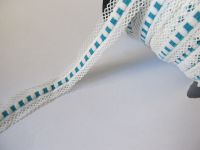 Gummiband - 15 mm - petrol
