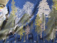 1,40 m Jersey - Sweat Wald - 150 cm - dunkelblau