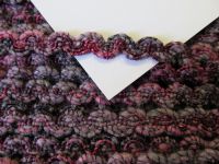 Wollborte - 20 mm - aubergine