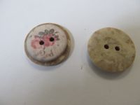 Modeknopf - 20 mm - Rose