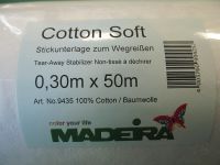 Cotton-Soft Universal Stickvlies ausreißbar 30 cm