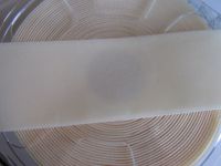 Samtband - 50 mm - eggshell