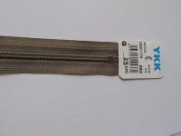 Reißverschluß - 25 cm  - mittelbraun