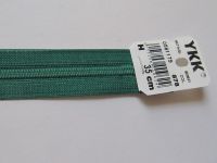 Reißverschluß - 35 cm  - grün
