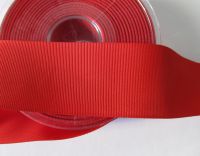 Ripsband - 40 mm - rouge