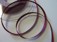 Satinband - Double face - 6 mm - wine