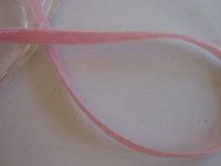 Samtband - 5 mm - dusty rose