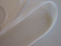 Samtband - 5 mm - blanc