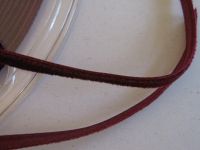 5,10 m Samtband - 5 mm - burgundy