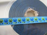 Webband - tante ema - 16 mm - Blumen