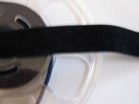 Samtband elastisch - 22 mm  - navy