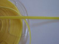 Samtband - 5 mm - yellow