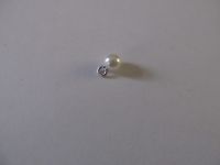 Kugelknopf - 6 mm - weiss - max. 11 Stck