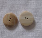 Modeknopf - 23 mm - beige