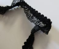 Borte - Litze - Spitze - 15 mm - schwarz