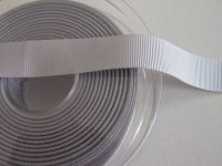 1,65 m Ripsband - 16 mm - silver