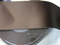 2,30 m Satinband - Double Face - 50 mm marron