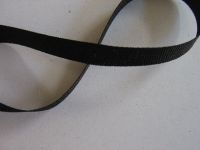 9,80 m Ripsband - 10 mm - schwarz