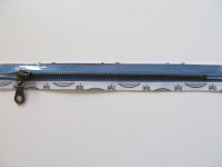 Reißverschluss antik messing - 20 cm - mosel