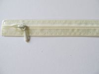 Reißverschluss - 40 cm - rohweiss