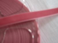 5,45 m Samtband - Nylvalour - 9 mm - altrosa