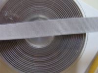 1,85 m Ripsband - 16 mm - grey