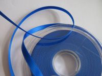 4,70 m Satinband - Double face - 6 mm - blue