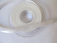 Satinband - Double Face - 10 mm bridal white