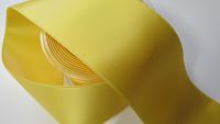 1,60 m Satinband - Double Face - 70 mm jaune