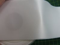 1,90 m Satinband - Double Face - 70 mm bridal white