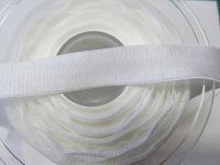 15,40 m Satinband - Double face -  elastisch - 15 mm