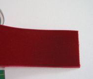 1,00 m Samtband - 36 mm - dark red