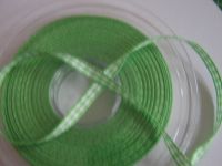 Vichy - Band - 5 mm - grün