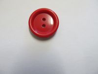 Vintage Knopf - 23 mm - rot