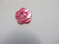 Vintage Knopf - Blume - 25 mm - rosa