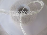 Klöppelspitze - sehr zart - 10 mm - natur hell