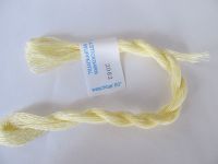 Baumwoll - Stickgarn - einfädig - gelbbeige