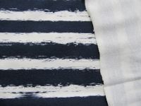 Jersey Sweat - 150 cm  - Streifen blau