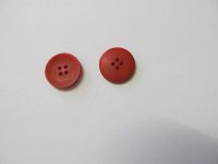Vintage Knopf - 15 mm - rot