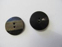 Vintage Modeknopf - 25 mm - braun