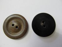 Vintage Modeknopf - 30 mm - braun