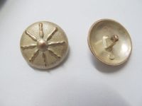 Vintage Modeknopf - 23 mm - goldig