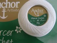 Anchor - Mercer Crochet 80 - 20 g - weiss
