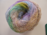 GALAXY - 50 g - beige grün gelb blau violet Farbverlauf