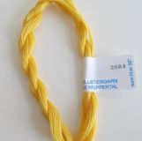 Baumwoll - Stickgarn - einfädig - sonnengelb - 20 m