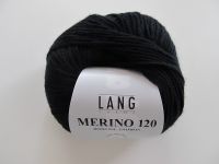 Merino 120 - 50 g - schwarz