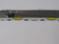 Reißverschluss - 50 cm - grau