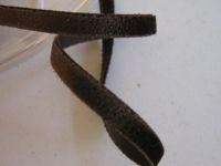 Samtband - Nylvalour - 5 mm - cuban brown