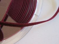 Samtband - 5 mm - bordeaux