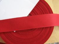 Köperband - Baumwolle - 30 mm - rot